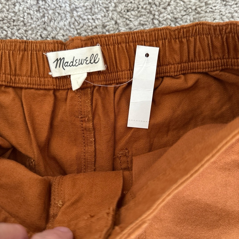 Madewell utility women's shorts Rust cargo small nwt terracotta y2k vacation
